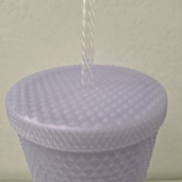 Starbucks 2021 Holiday Iridescent Icy Lilac Studded‎ Cold Water Tumbler 24oz - Picture 5 of 9